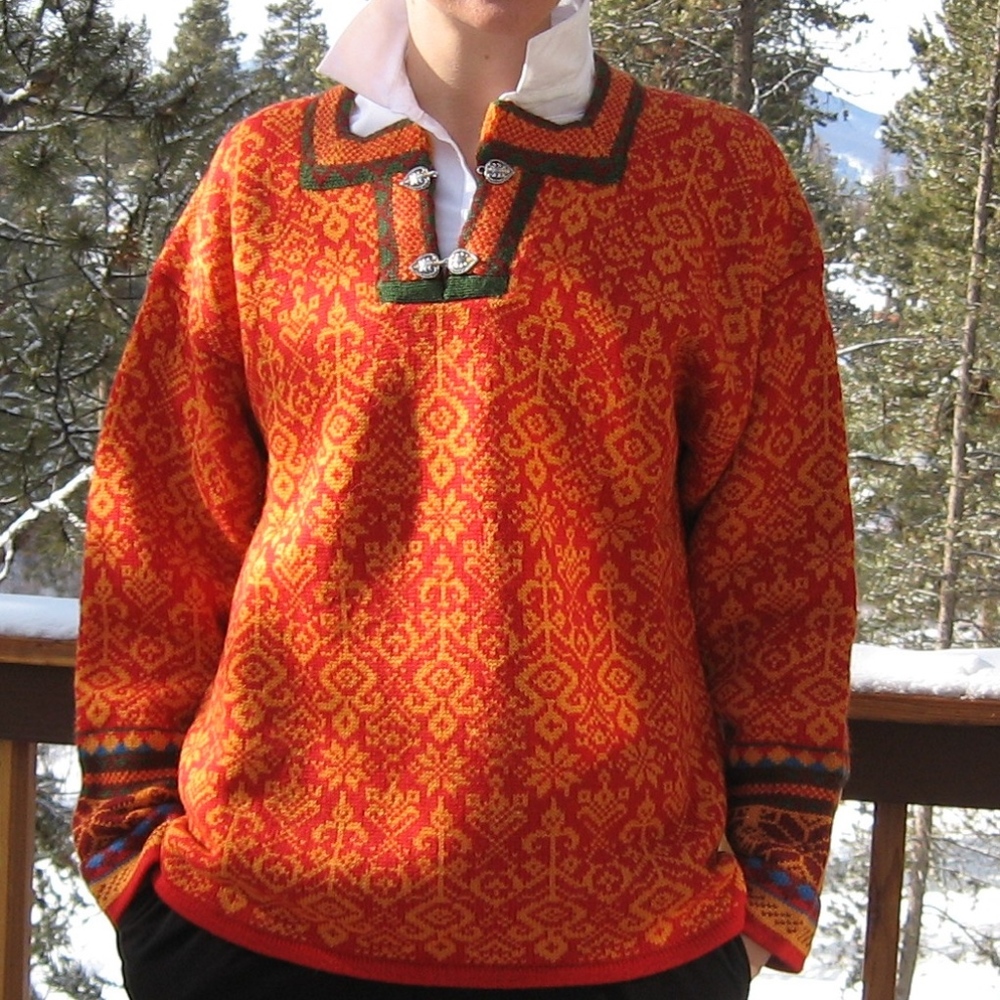 Classic Norwegian Pullover Sweater